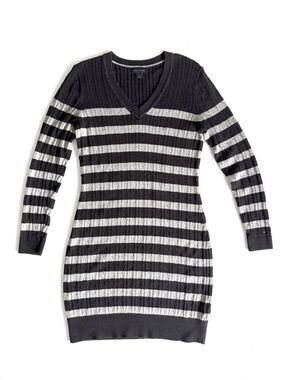 tommy hilfiger grey sweater dress | Dresses | Tommy Hilfiger Knit Hoodie rush-kurta-non-sequin-auto-pricing